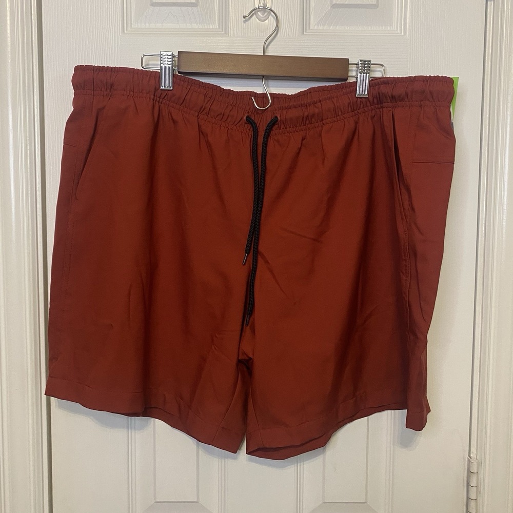 DSG Men's 3XL Shorts NWT Nylon Lifestyle 6" Mesh‎ Lining Deep Red
